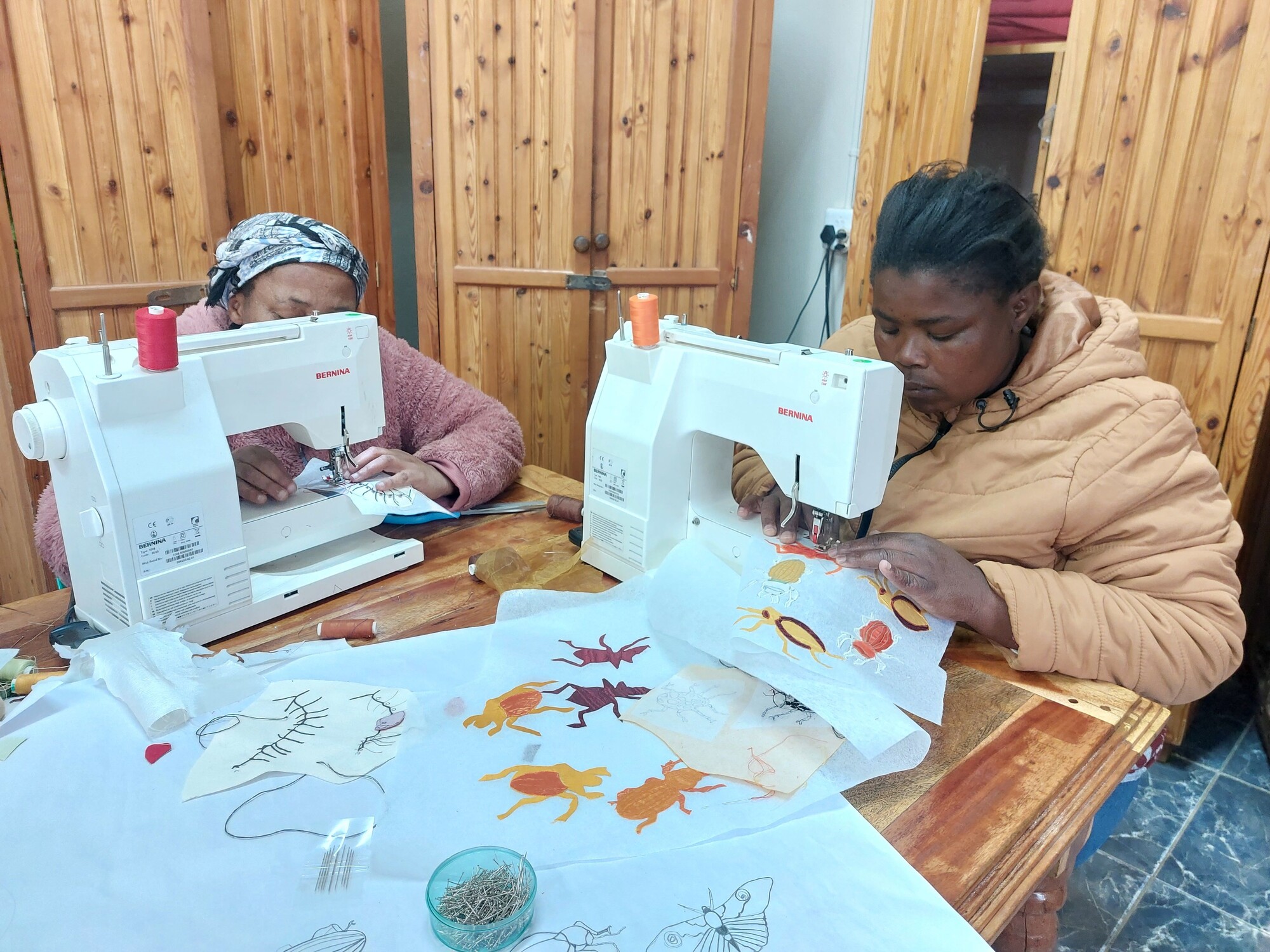 10 20230628 161559 Restorations in progress Yvonne and Sandra working on bugs